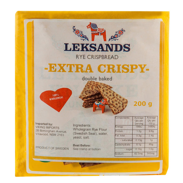 Leksands Swedish Rye Crispbread Extra Crispy | Harris Farm Online