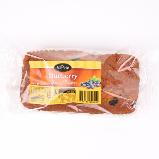 Sunfield Blueberry Bar Cake 500g