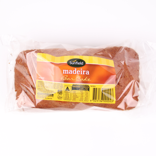 Sunfield Maderia Bar Cake 500g