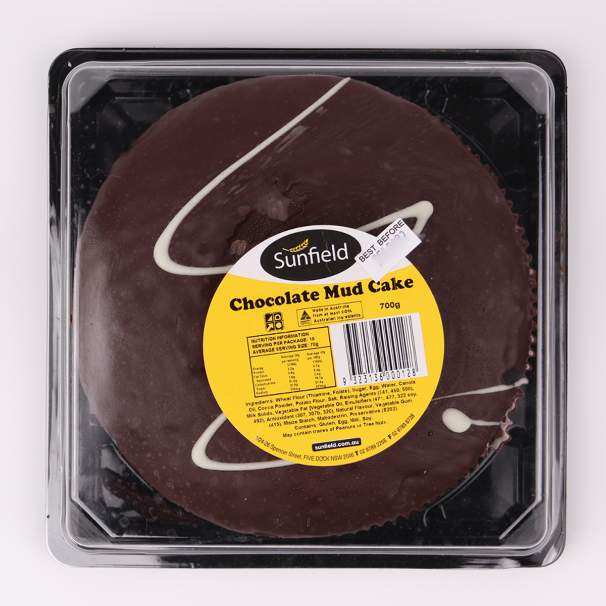 Sunfield Chocolate Mud Cake 700g