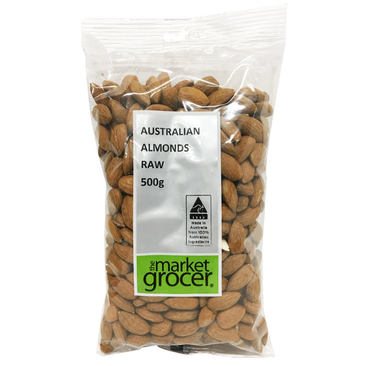 The Market Grocer - Almonds Raw (500g)