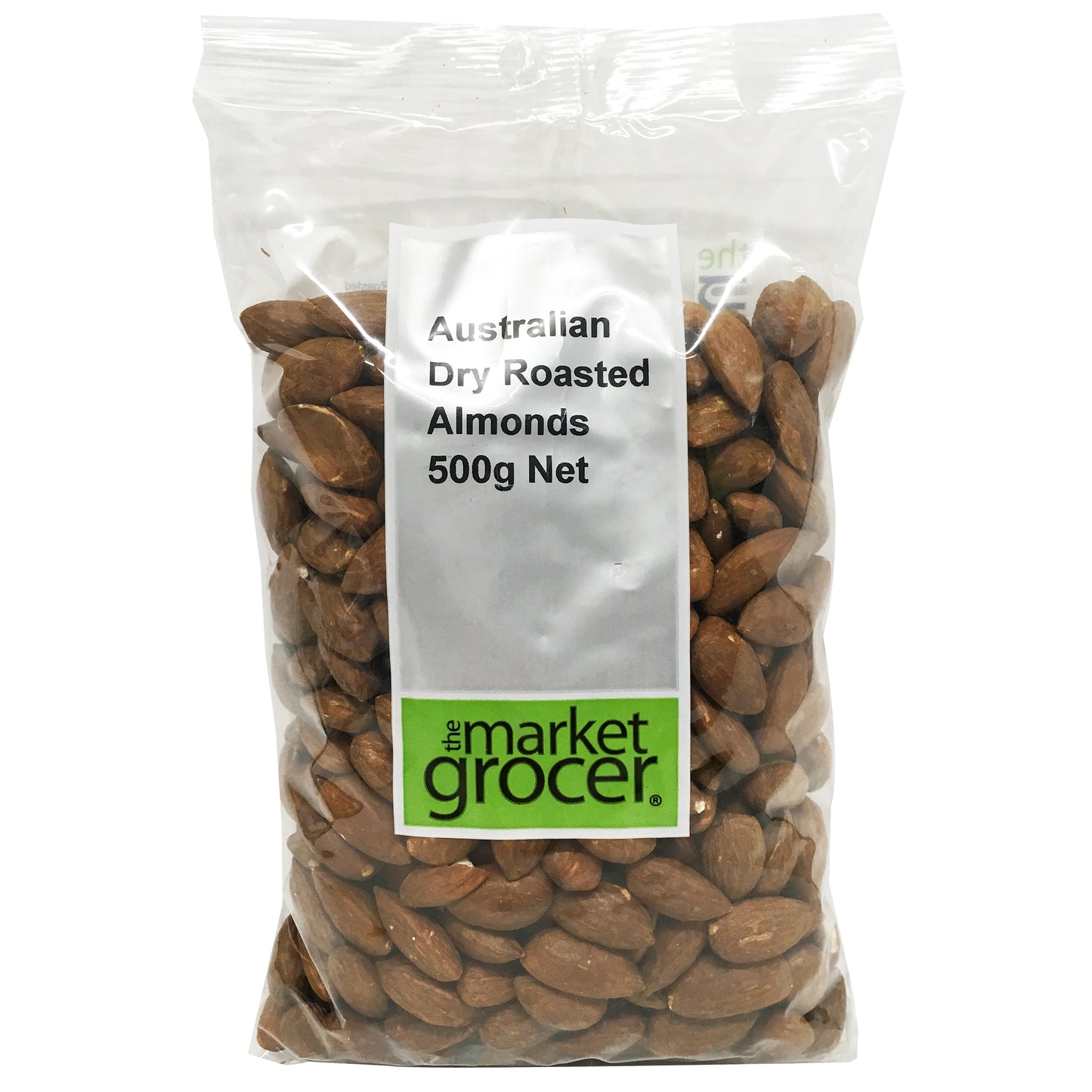 The Market Grocer - Almonds Dry Roasted (500g)