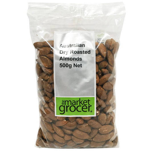The Market Grocer - Almonds Dry Roasted (500g)