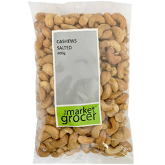 The Market Grocer Cashews Salted | Harris Farm Online