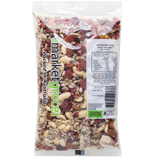 The Market Grocer Cranberry Fruit and Nut Mix | Harris Farm Online