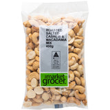 The Market Grocer Cashew and Macadamia Mix Roasted Salted | Harris Farm Online