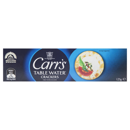 Carrs Crackers Plain 125g , Grocery-Crackers - HFM, Harris Farm Markets
 - 1