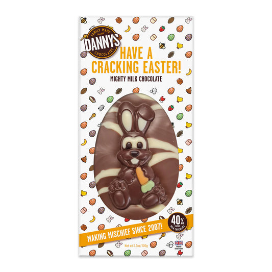 Danny's Cracking Easter Block Swirl Bar Rabbit 100g | Harris Farm Online