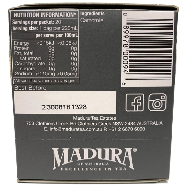 Madura Camomile Teabags x20 30g