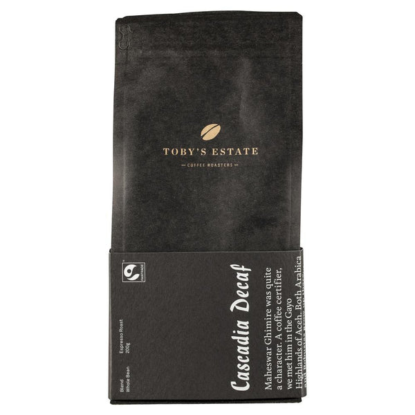 Tobys Estate Cascadia Decaf 200g , Grocery-Coffee - HFM, Harris Farm Markets
 - 1