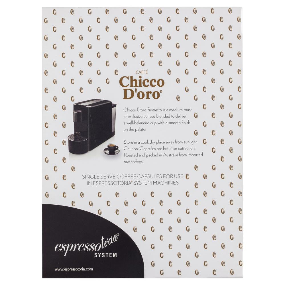 Chicco Doro Espresso Capsules Ristretto 12 pack , Grocery-Coffee - HFM, Harris Farm Markets
 - 2