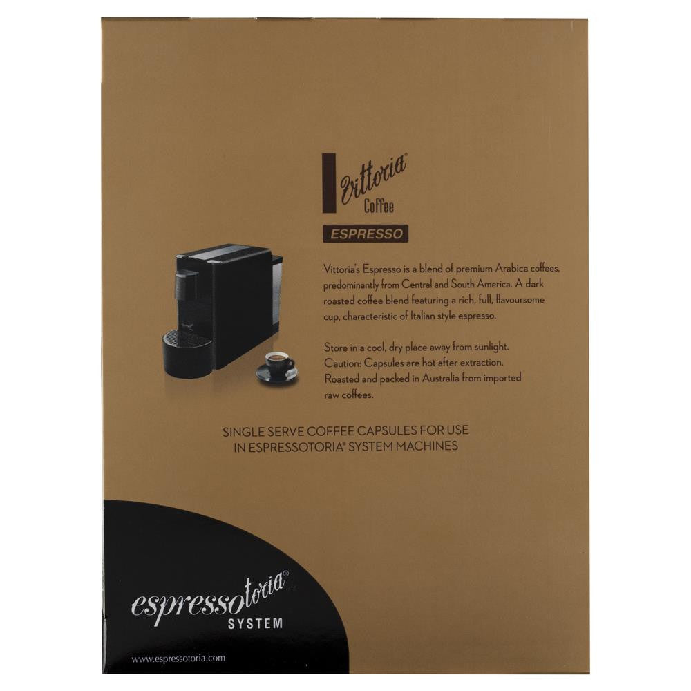 Buy Vittoria Coffee Espresso 12 Espressotoria System Capsules from Harris Farm Online Harris Farm Markets