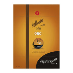 Vittoria Coffee Oro Capsules Nespresso Compatible x12 78g | Harris Farm Online