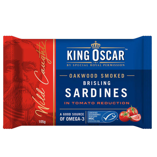 King Oscar Sardines In Tomato Sauce | Harris Farm Online