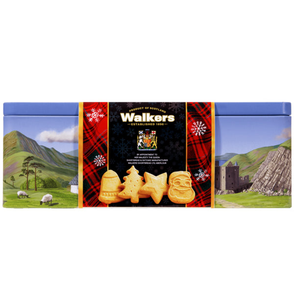 Walkers Festive Shapes Shortbread Scenic Scotland Tin | Harris Farm Online
