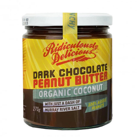 Ridiculously Delicious Dark Chocolate Peanut Butter Organic Coconut | Harris Farm Online