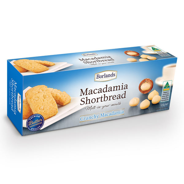Borlands Crunchy Macadamia Shortbread | Harris Farm Online