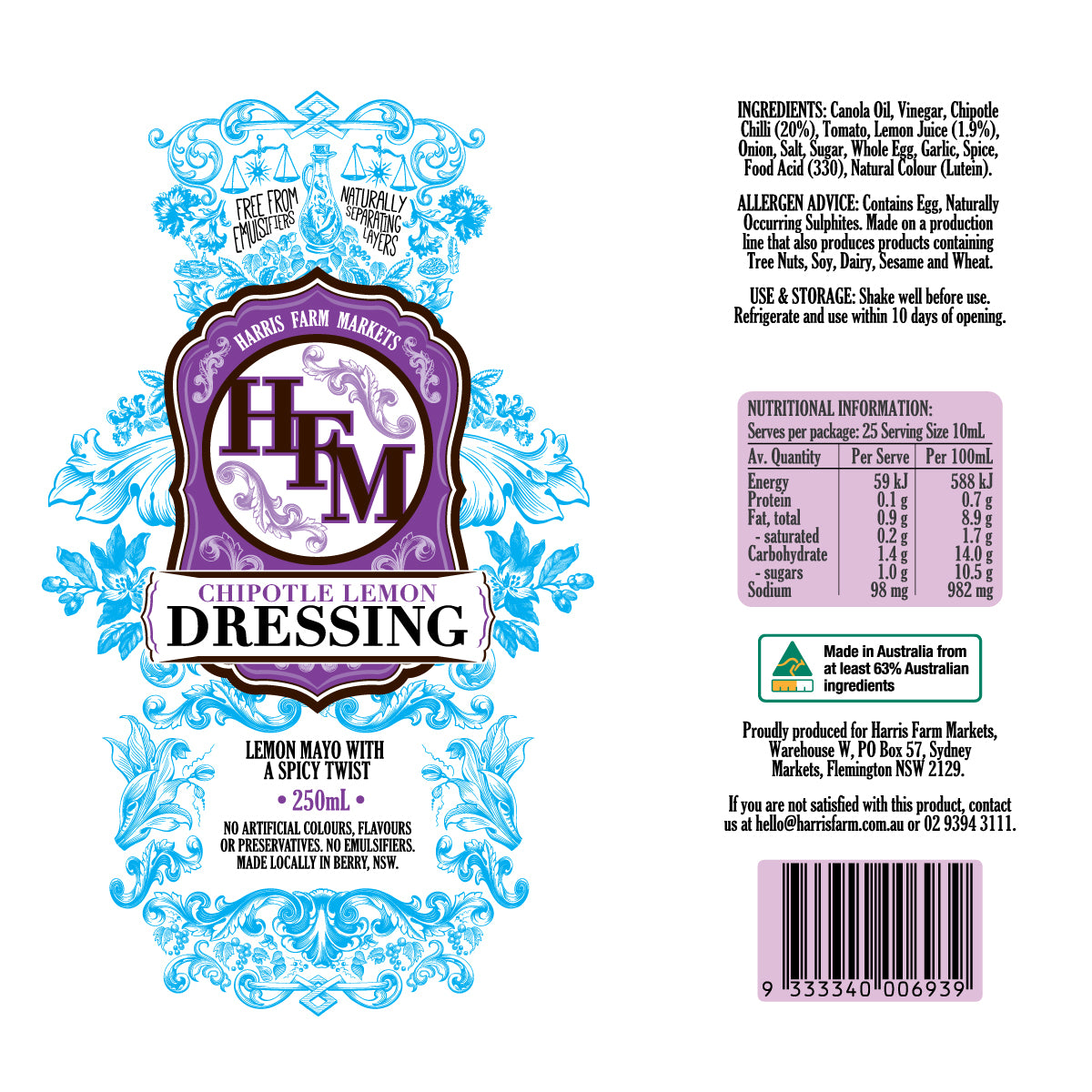 Harris Farm Chipotle Dressing | Harris Farm Online