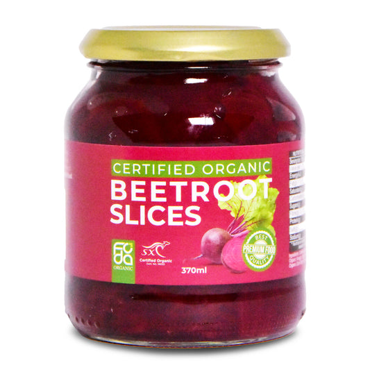 Foda Organic Beetroot Slices 370ml | Harris Farm Online