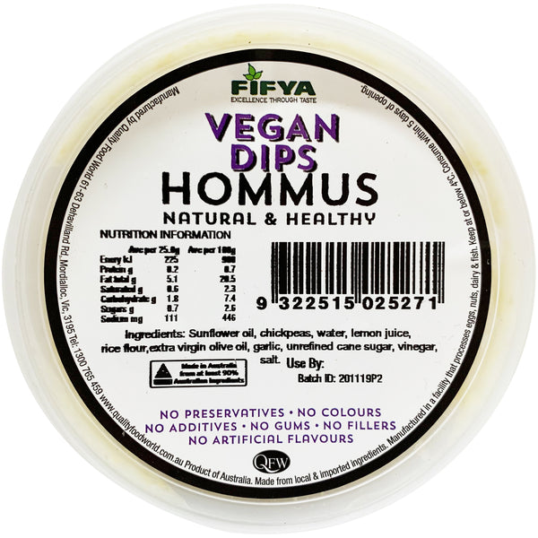 Fifya Vegan Hommus Natural and Healthy 250g