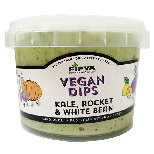 Fifya Vegan Dips Kale, Rocket and White Bean 250g