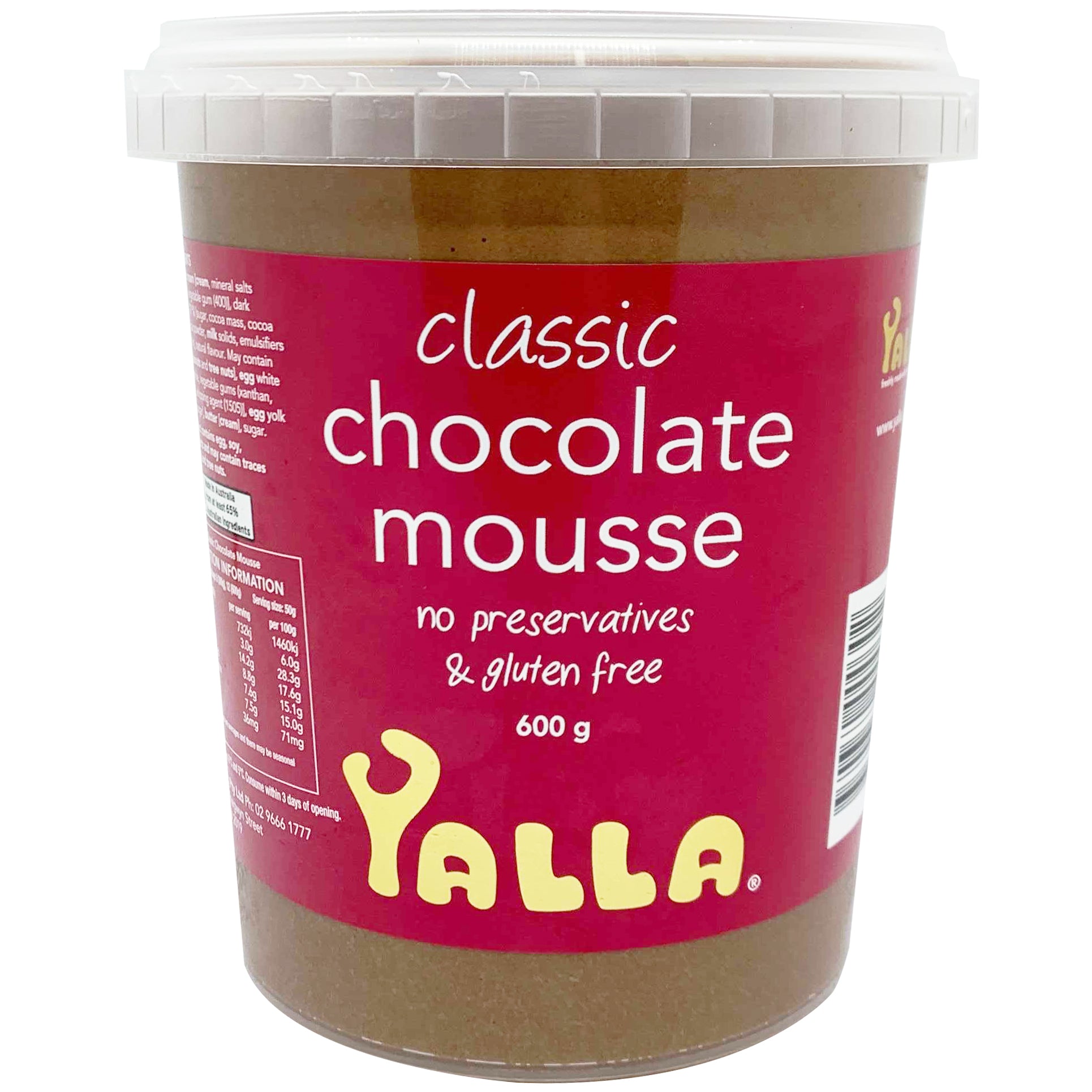 Yalla Chocolate Mousse | Harris Farm Online