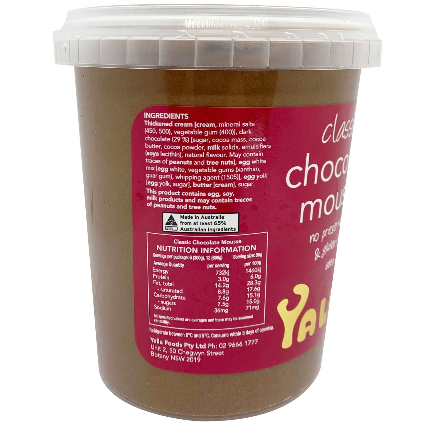 Yalla Chocolate Mousse | Harris Farm Online