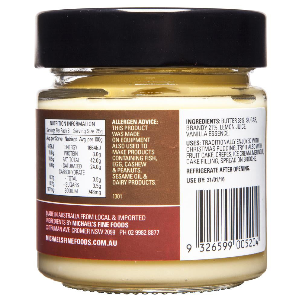 Michaels Fine Foods Fresh Brandy Butter 200g , Frdg2-Dairy - HFM, Harris Farm Markets
 - 2