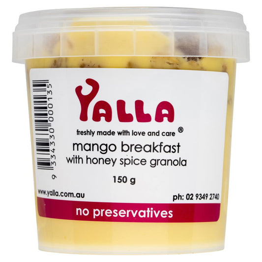 Yalla Mango Breakfast Honey Spice Granola 150g , Grocery-Cereals - HFM, Harris Farm Markets
 - 1