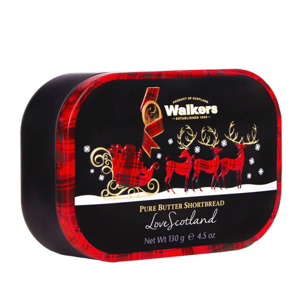 Walkers Shortbread Rounds Santa Sleigh Tin | Harris Farm Online
