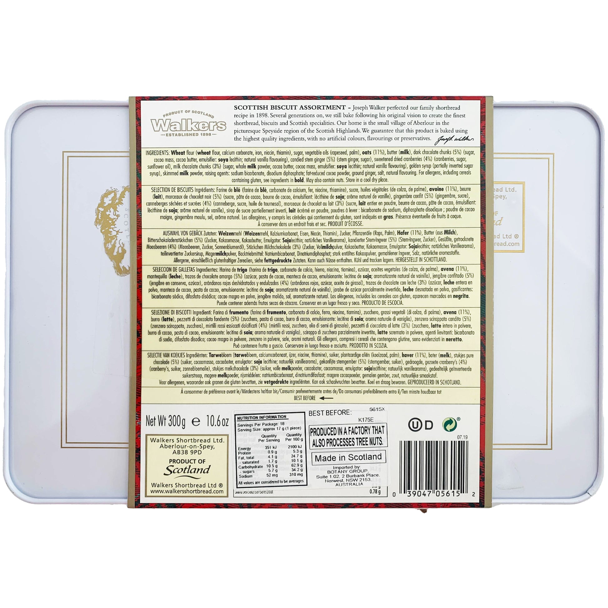 Walkers Scottish Biscuit Assortment Tin | Harris Farm Online