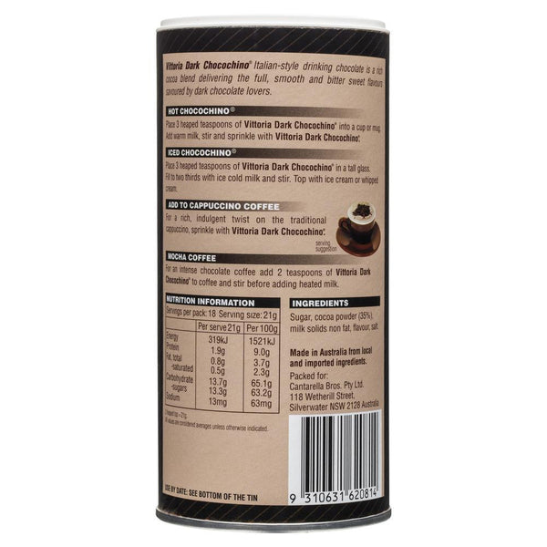 Vittoria Chocochino Dark 375g , Grocery-Coffee - HFM, Harris Farm Markets
 - 2