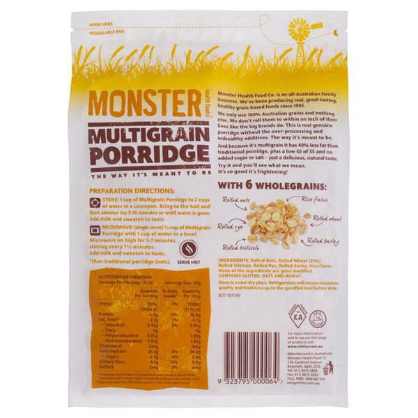 Monster Porridge Multigrain 700g , Grocery-Cereals - HFM, Harris Farm Markets
 - 2