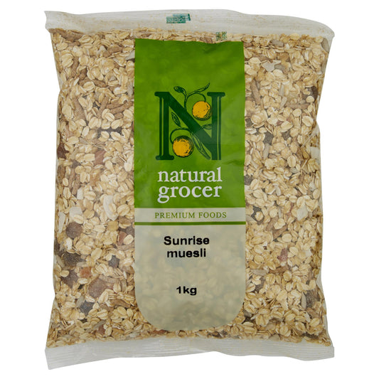 Natural Grocer Muesli Sunrise 1kg , Grocery-Cereals - HFM, Harris Farm Markets
 - 1