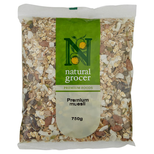 Natural Grocer Muesli Natural 750g , Grocery-Cereals - HFM, Harris Farm Markets
 - 1