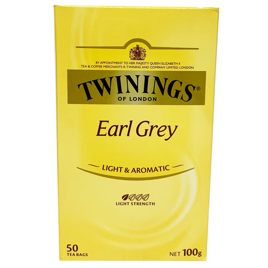 Twinings - Teabags Earl Grey (50 Teabags, 100g)