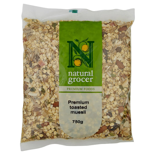 Natural Grocer Muesli Toasted 750g , Grocery-Cereals - HFM, Harris Farm Markets
 - 1