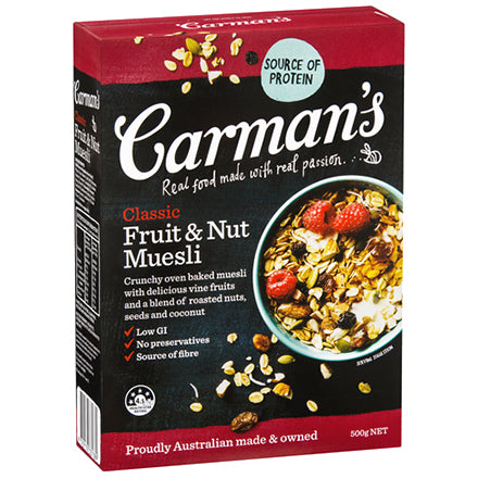 Carman's Muesli - Classic Fruit & Nut | Harris Farm Online