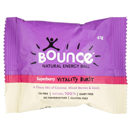 Bounce Natural Energy Ball Superberry 42g , Grocery-Confection - HFM, Harris Farm Markets
 - 1