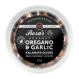 Roza's Gourmet - Kalamata Olives - Oregano & Garlic | Harris Farm Online