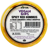 Fifya Vegan Spicy Red Hommus Coriander and Whole Chickpeas 250g