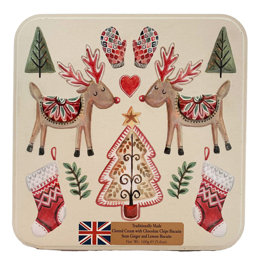Grandma Wild Assorted Biscuits Two Festive Reindeer Tin | Harris Farm Online