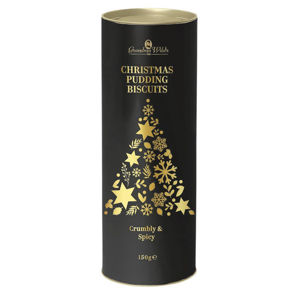 Grandma Wild's Christmas Pudding Biscuits in Tube 150g