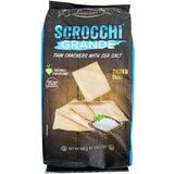 Laurieri Scrocchi Grande Thin Crackers with Sea Salt | Harris Farm Online