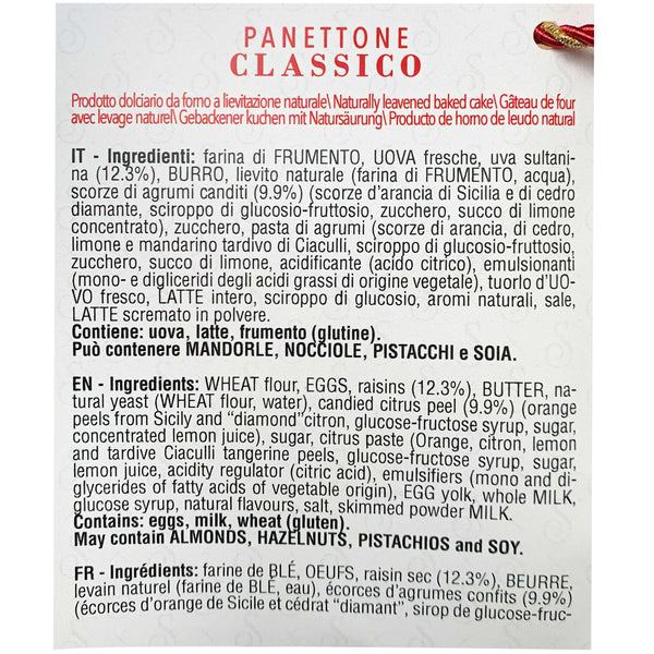 Pasticceria Scarpato Panettone Red and Gold Box | Harris Farm Online