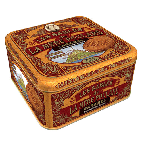 La Mere Poulard Caramel Butter Biscuits Tin | Harris Farm Online