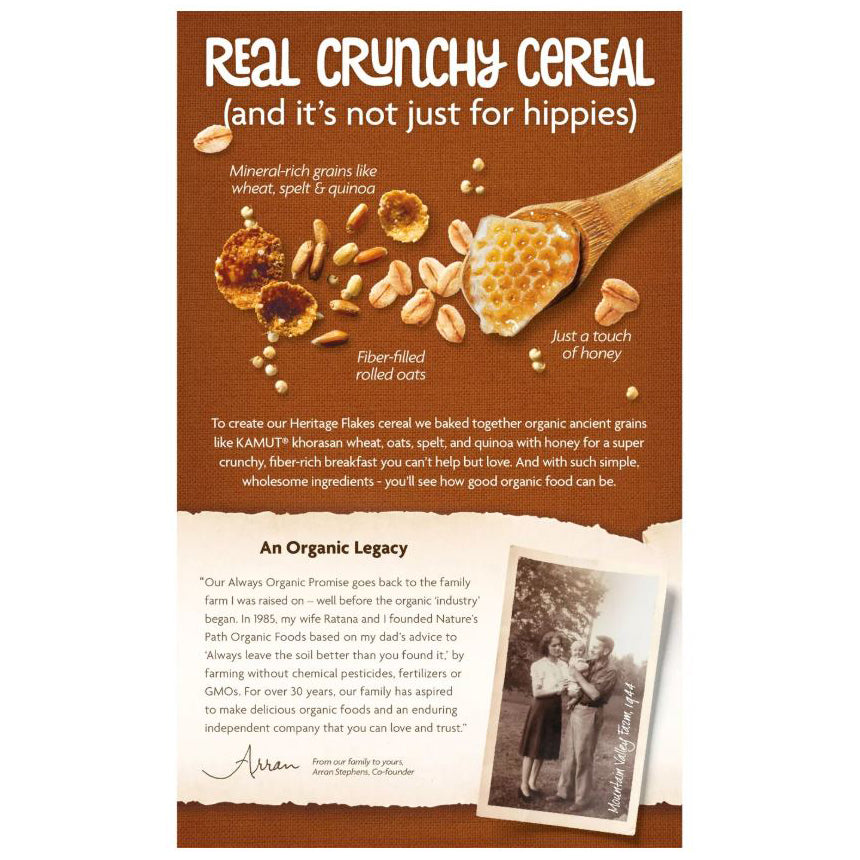 Natures Path Organic Heritage Flakes 375g