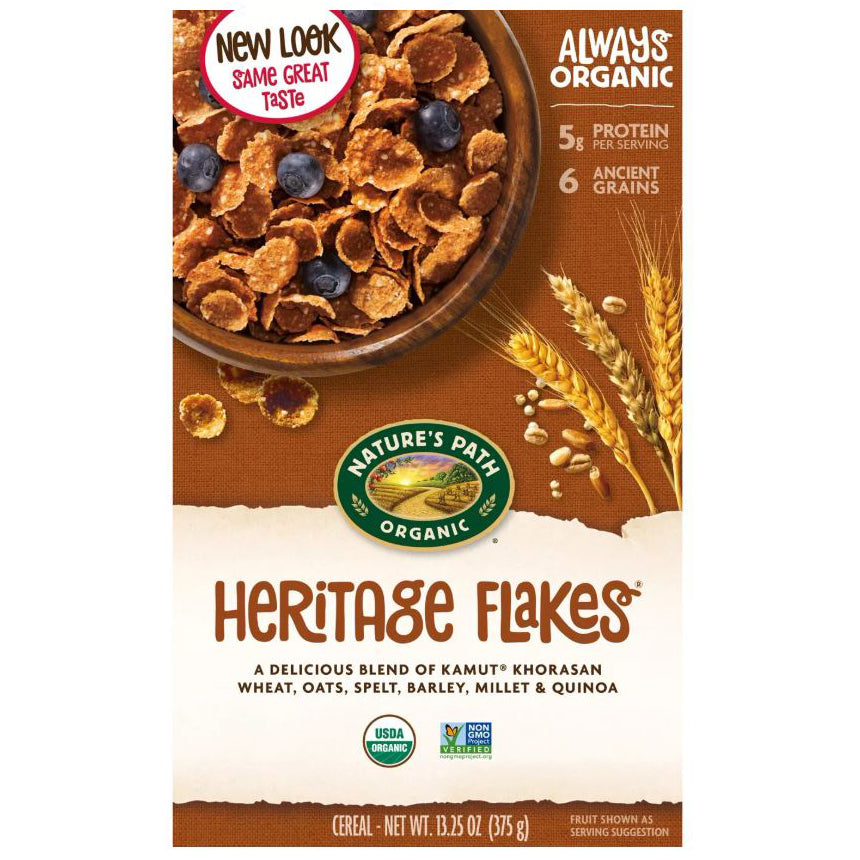 Natures Path Organic Heritage Flakes 375g
