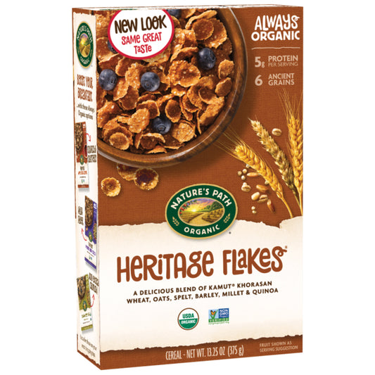Natures Path Organic Heritage Flakes 375g
