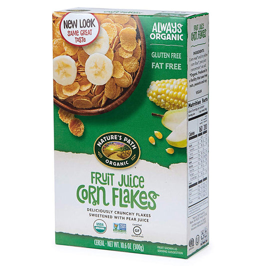 Natures Path Organic Fruit Juice Corn Flakes 300g